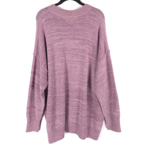 ISABEL MARANT‎ Gatliny ALPACA WOOL LINEN Knit Sweater Pink Mauve Size 38 S/M - Picture 4 of 16